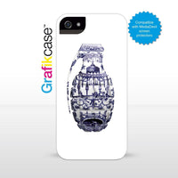 Grafikcase iPhone SE/5/5S case: White Grenade by Magnus Gjoen