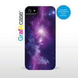 Grafikcase iPhone SE/5/5S case: Purple Galaxy