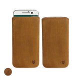 Artisanpouch genuine full-grain European leather pouch case - for HTC 10