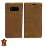 Artisancover genuine European leather case with integrated stand and card holders - Samsung Galaxy S8+ - 3rd Generation