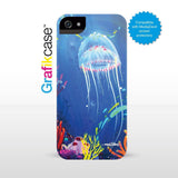 Grafikcase iPhone SE/5/5S case: Jellyfish by Milo Tchais