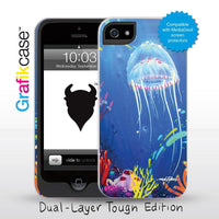 Grafikcase iPhone 5 case: Jellyfish by Milo Tchais