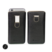 Artisanpouch genuine full-grain European leather pouch case - for Apple iPhone 6/6s Plus, 7 & 8