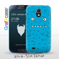 Grafikcase Samsung Galaxy S4 case: Blue Monster