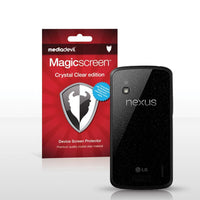 Magicscreen back protector - Crystal Clear (Invisible) edition - Google Nexus 4 by LG - Back