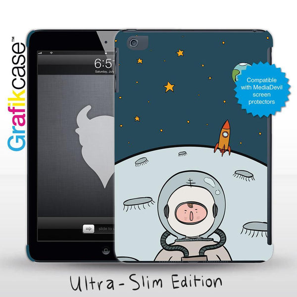 Grafikcase Apple iPad Mini 1/2/3 case: Spaceman - Glossy