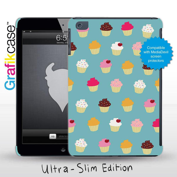 Grafikcase Apple iPad Mini 1/2/3 case: Cupcakes - Glossy