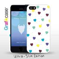 Grafikcase iPhone SE/5/5S case: Multicoloured Hearts