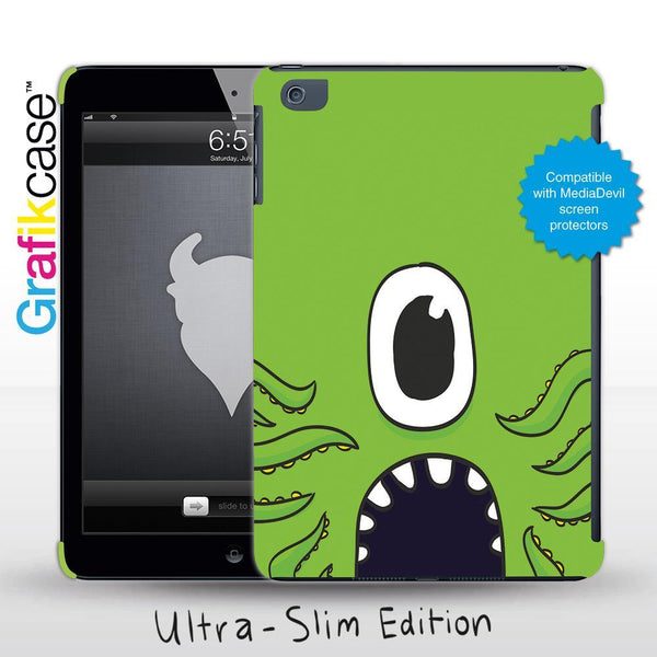 Grafikcase Apple iPad Mini 1/2/3 case: Green Monster - Glossy