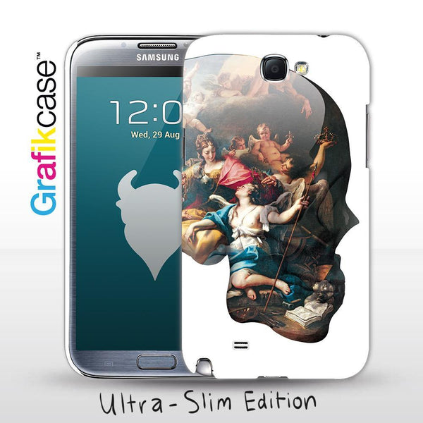 Grafikcase Samsung Galaxy Note II / 2 case: Skull Victory Over Ignorance by Magnus Gjoen - Glossy