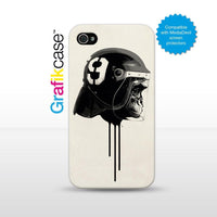 Grafikcase iPhone 4/4S case: Ape Riot by Hidden Moves