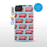 Grafikcase iPhone 4/4S case: London Buses