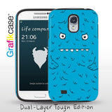 Grafikcase Samsung Galaxy S4 case: Blue Monster