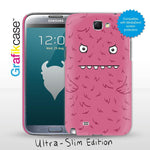 Grafikcase Samsung Galaxy Note II / 2 case: Pink Monster - Glossy