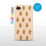 Grafikcase iPhone 4/4S case: Gingerbread Men