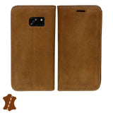 Artisancover genuine European leather case with integrated stand and card holders - Samsung Galaxy S7 Edge - 3rd Generation