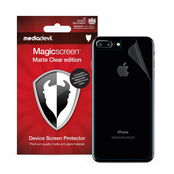 Magicscreen back protector - Matte Clear (Anti-Glare) Edition - Apple iPhone 7 Plus & iPhone Plus - Back