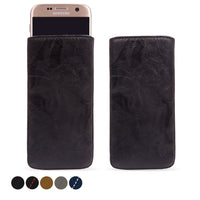 Artisanpouch genuine full-grain European leather pouch case - for Samsung Galaxy S7