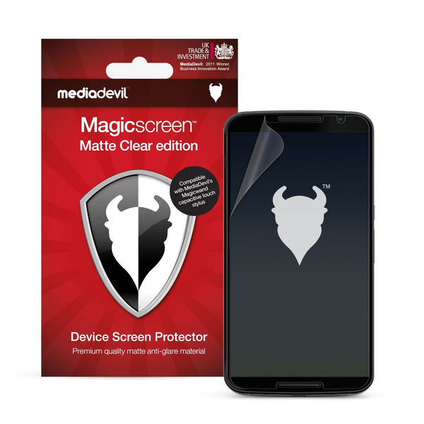 Magicscreen screen protector - Matte Clear (Anti-Glare) Edition - Google Nexus 6 by Motorola