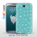 Grafikcase Samsung Galaxy Note II / 2 case: Snowflakes - Glossy