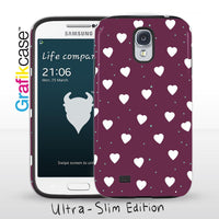 Grafikcase Samsung Galaxy S4 case: Confetti Hearts