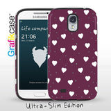 Grafikcase Samsung Galaxy S4 case: Confetti Hearts