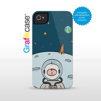 Grafikcase iPhone 4/4S case: Spaceman