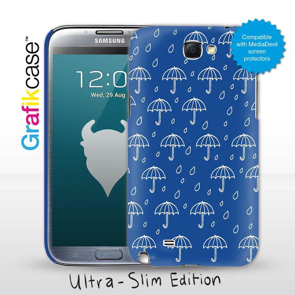 Grafikcase Samsung Galaxy Note II / 2 case: Umbrellas - Glossy