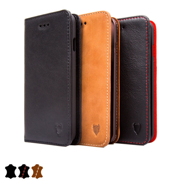 Artisancover genuine European leather case with integrated stand and card holders - Apple iPhone 6 / 6s - 2nd Generation