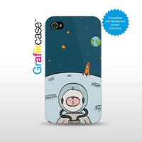 Grafikcase iPhone 4/4S case: Spaceman