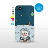 Grafikcase iPhone 4/4S case: Spaceman