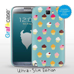 Grafikcase Samsung Galaxy Note II / 2 case: Cupcakes  - Glossy