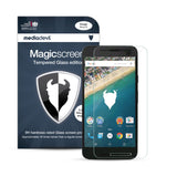 Magicscreen screen protector: Tempered Glass Clear (Invisible) edition - Google Nexus 5X by LG -  (1 x Glass Screen Protector)