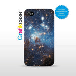 Grafikcase iPhone 4/4S case: Blue Galaxy