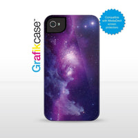 Grafikcase iPhone 4/4S case: Purple Galaxy