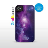 Grafikcase iPhone 4/4S case: Purple Galaxy