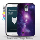 Grafikcase Samsung Galaxy S4 case: Purple Galaxy