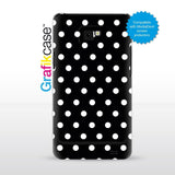 Grafikcase case: White Polka Dots on Black 