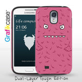 Grafikcase Samsung Galaxy S4 case: Pink Monster