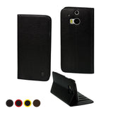 Artisancover genuine European leather case with integrated stand and card holders - HTC One 2014 (M8)