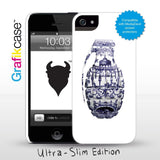 Grafikcase iPhone 5 case: White Grenade by Hidden Moves