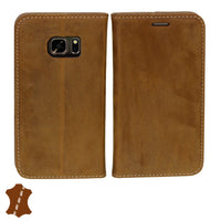 Artisancover genuine European leather case with integrated stand and card holders - Samsung Galaxy S7 - 3rd Generation