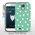 Grafikcase Samsung Galaxy S4 case: Peppermint Hearts