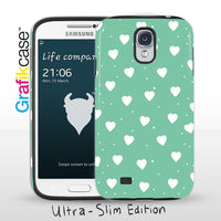 Grafikcase Samsung Galaxy S4 case: Peppermint Hearts