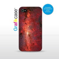 Grafikcase iPhone 4/4S case: Red Galaxy