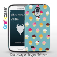 Grafikcase Samsung Galaxy S4 case: Cupcakes