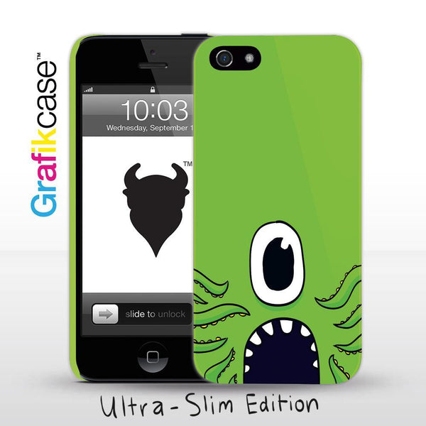 Grafikcase iPhone SE/5/5S case: Green Monster