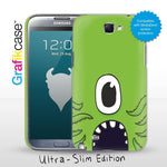 Grafikcase Samsung Galaxy Note II / 2 case: Green Monster - Glossy