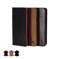 Artisancover genuine European leather case with integrated stand and card holders - Samsung Galaxy Note 4