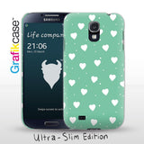 Grafikcase Samsung Galaxy S4 case: Peppermint Hearts